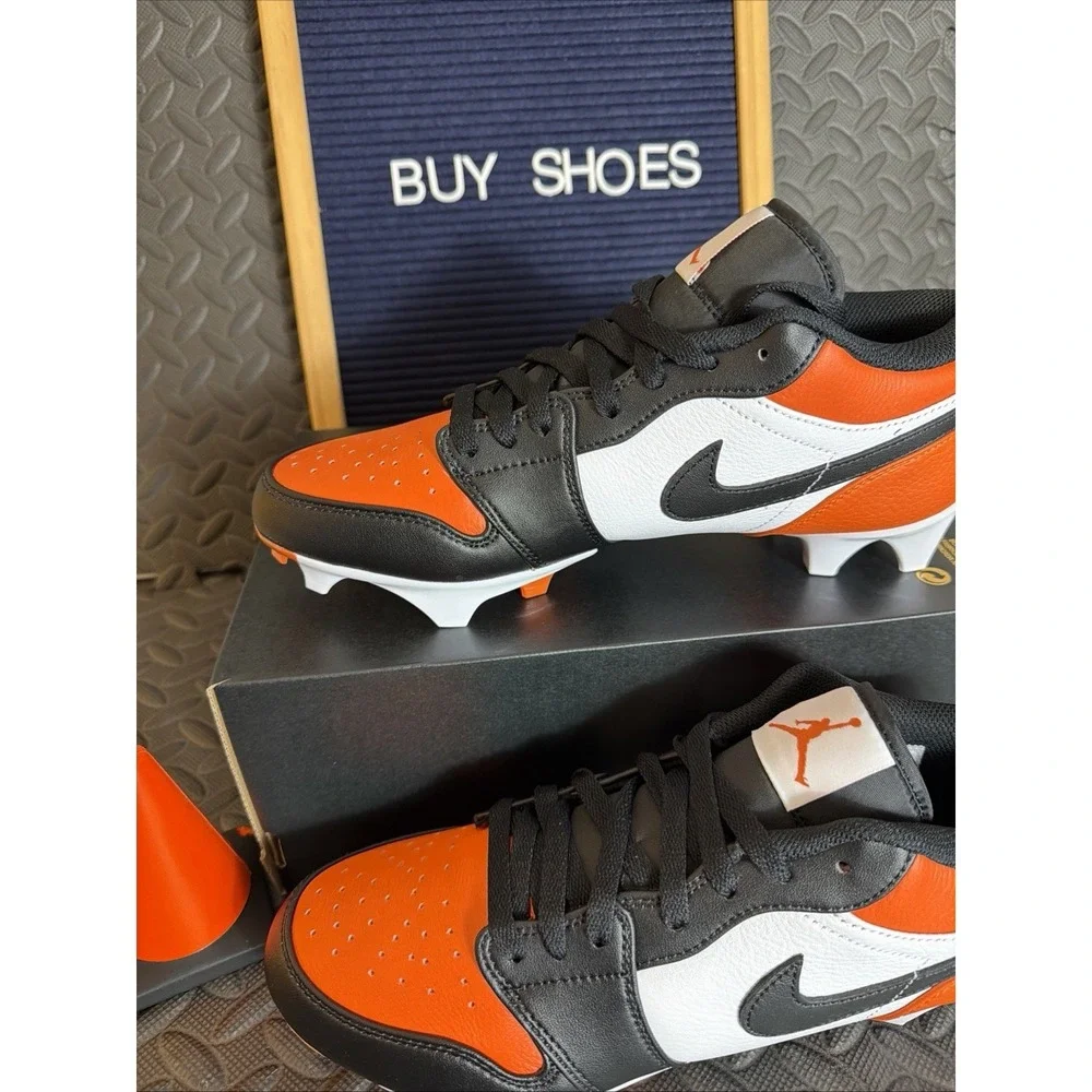 Nike Air Jordan 1 Low TD 'Shattered Backboard' Football Cleats FJ6245-801 Size 9